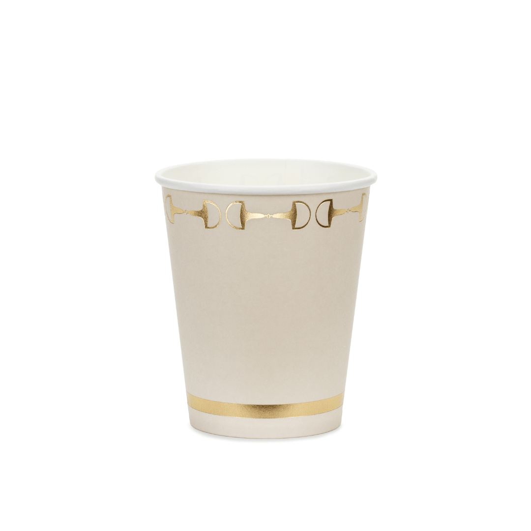 Horse Party Stirrups Paper Cups x 6 - Horse Birthday Party Supplies Disposable Cups Horse Party Stirrups Paper Cups x 6