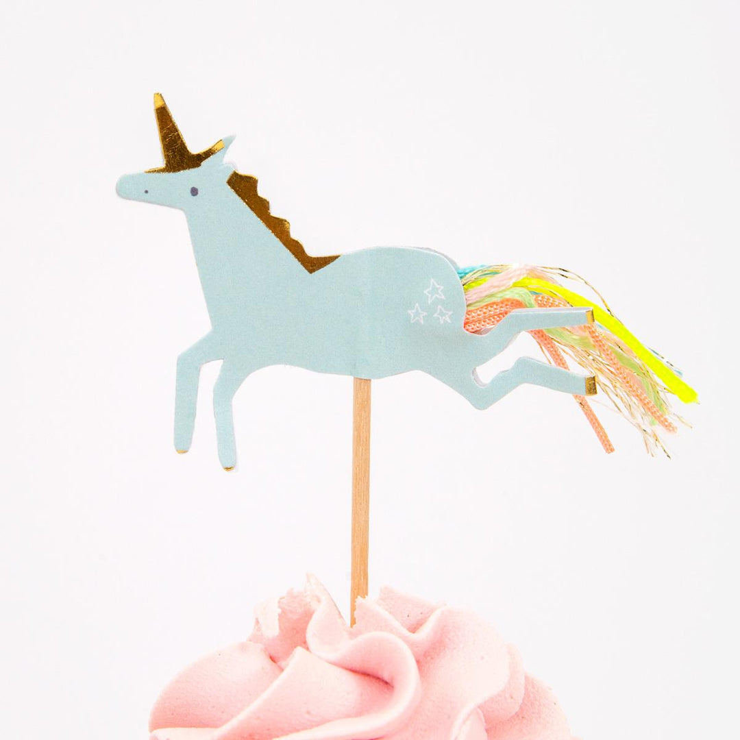 I Believe In Unicorns Cupcake Kit x 24 toppers | Meri Meri Cupcake Toppers I Believe In Unicorns Cupcake Kit x 24 toppers