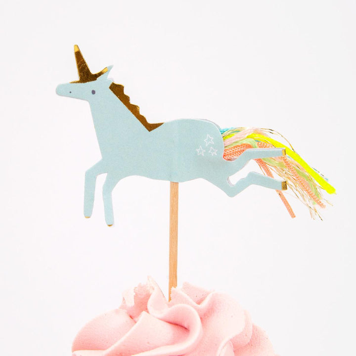 I Believe In Unicorns Cupcake Kit x 24 toppers | Meri Meri Cupcake Toppers I Believe In Unicorns Cupcake Kit x 24 toppers