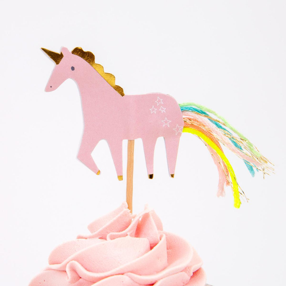 I Believe In Unicorns Cupcake Kit x 24 toppers | Meri Meri Cupcake Toppers I Believe In Unicorns Cupcake Kit x 24 toppers