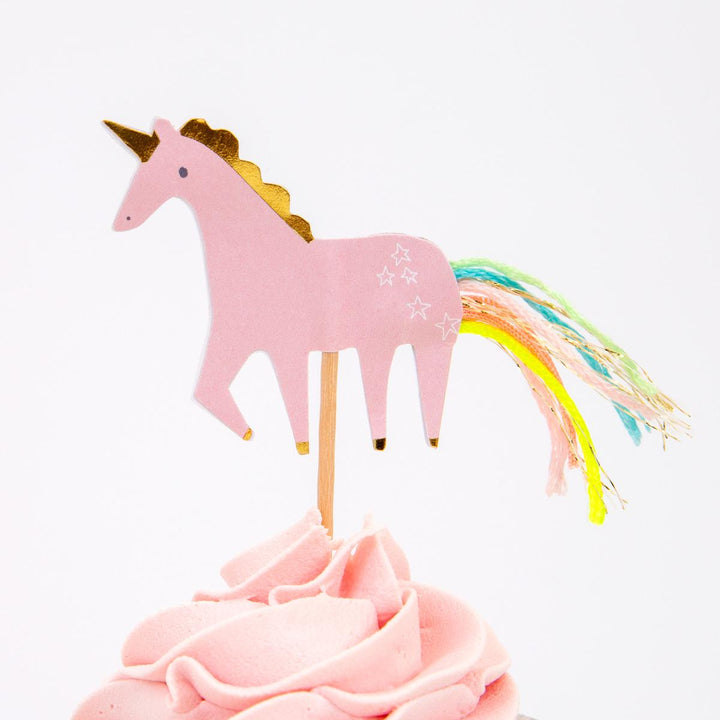I Believe In Unicorns Cupcake Kit x 24 toppers | Meri Meri Cupcake Toppers I Believe In Unicorns Cupcake Kit x 24 toppers