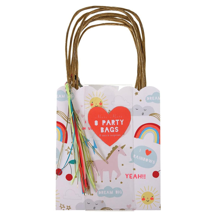 I Believe In Unicorns Party Bags x 8 | Meri Meri Unicorn Party Party Bags I Believe In Unicorns Party Bags x 8