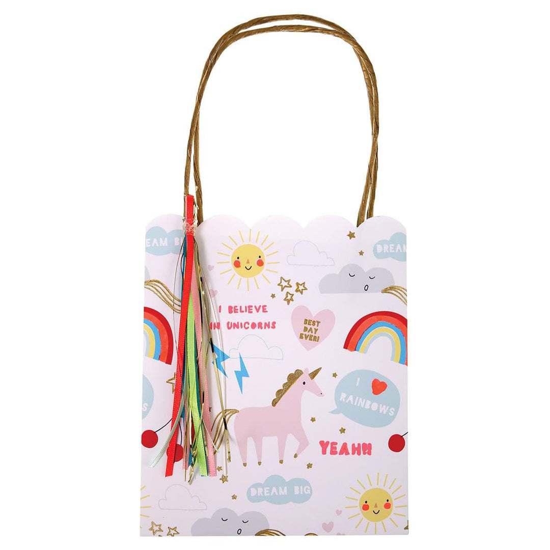 I Believe In Unicorns Party Bags x 8 | Meri Meri Unicorn Party Party Bags I Believe In Unicorns Party Bags x 8