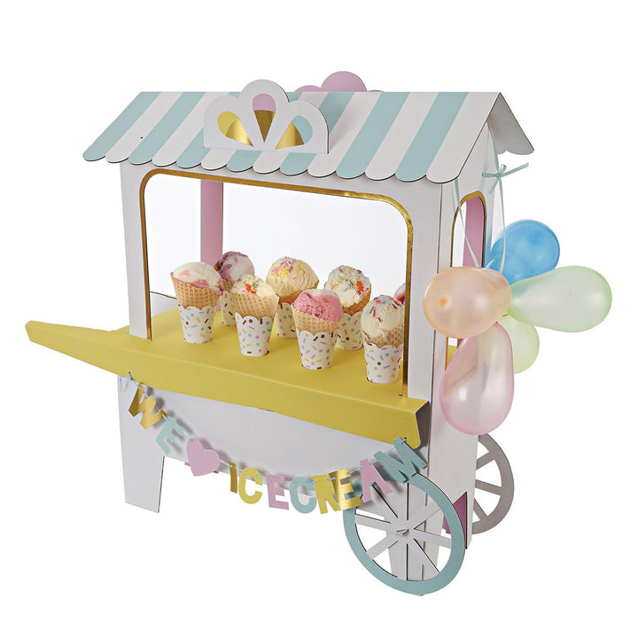 Ice Cream Cart Party Centrepiece | Meri Meri Ice Cream Party Party Decorations Ice Cream Cart Party Centrepiece