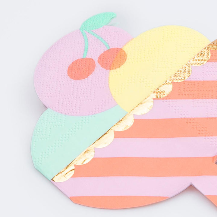 Ice Cream Sundae Party Napkins x 16 | Meri Meri Ice Cream Party party napkins Ice Cream Sundae Party Napkins x 16