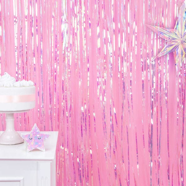 Iridescent Party Curtain - 2.5m/8ft -  Party Decorations Hanging Decoration Iridescent Party Curtain - 2.5m/8ft