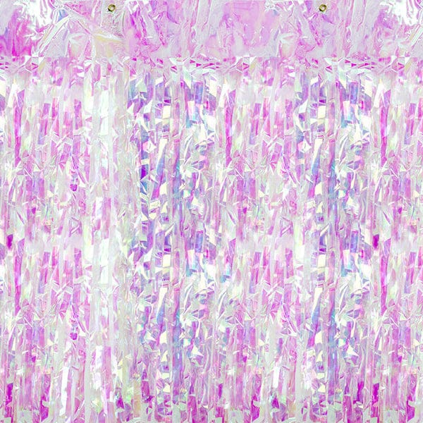 Iridescent Party Curtain - 2.5m/8ft -  Party Decorations Hanging Decoration Iridescent Party Curtain - 2.5m/8ft