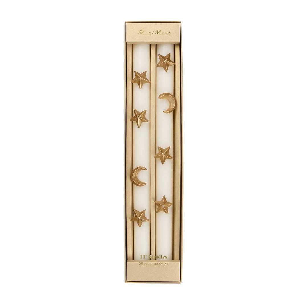 Ivory Celestial Table Candles x 2 | Meri Meri Candle Ivory Celestial Table Candles x 2