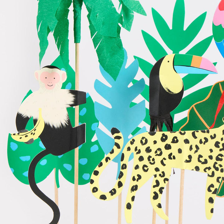 Jungle Jamboree Cake Toppers x 8 | Cake Decorating UK Cake Toppers Jungle Jamboree Cake Toppers x 8