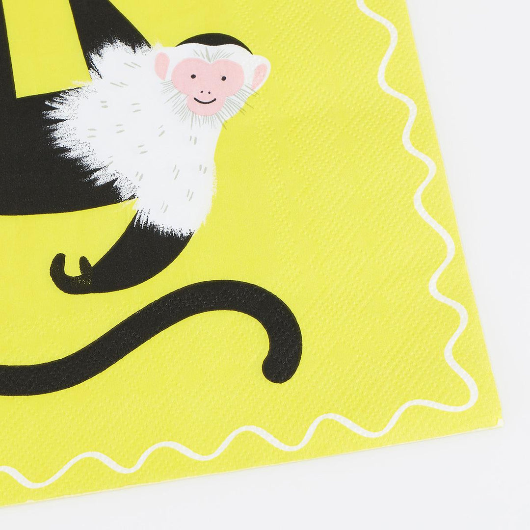 Jungle Jamboree Large Napkins x 16 | Party Tableware UK Tableware Jungle Jamboree Large Napkins x 16
