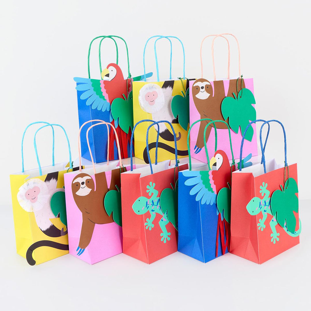 Jungle Jamboree Party Bags x 8 | Party Bags UK Party Bags Jungle Jamboree Party Bags x 8