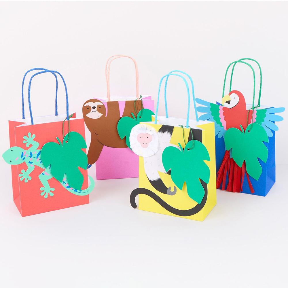 Jungle Jamboree Party Bags x 8 | Party Bags UK Party Bags Jungle Jamboree Party Bags x 8