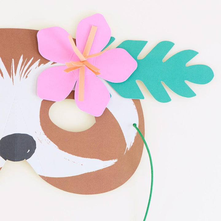 Jungle Jamboree Party Masks x 8 | Party Accessories UK Party Accessories Jungle Jamboree Party Masks x 8