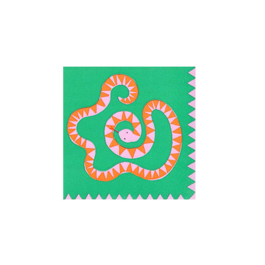 Jungle Jamboree Small Napkins x 16 | Party Tableware UK Tableware Jungle Jamboree Small Napkins x 16