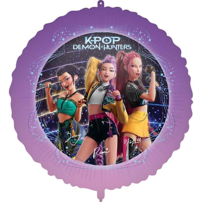 K-Pop Demon Hunters Foil Balloon - 18inch - Demon Hunters Party Supplies Foil Balloon K-Pop Demon Hunters Foil Balloon - 18inch