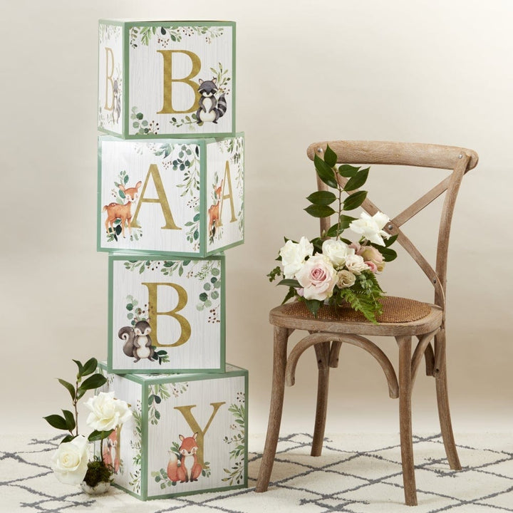 Kate Aspen - Baby Woodland Animals Baby Shower Boxes Paper Cup Baby Woodland Animals Baby Shower Boxes