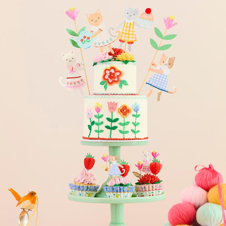 Kitten Club Cupcake Kit x 24 | Cake Decorating UK Cake Decorating Supplies Kitten Club Cupcake Kit x 24 toppers