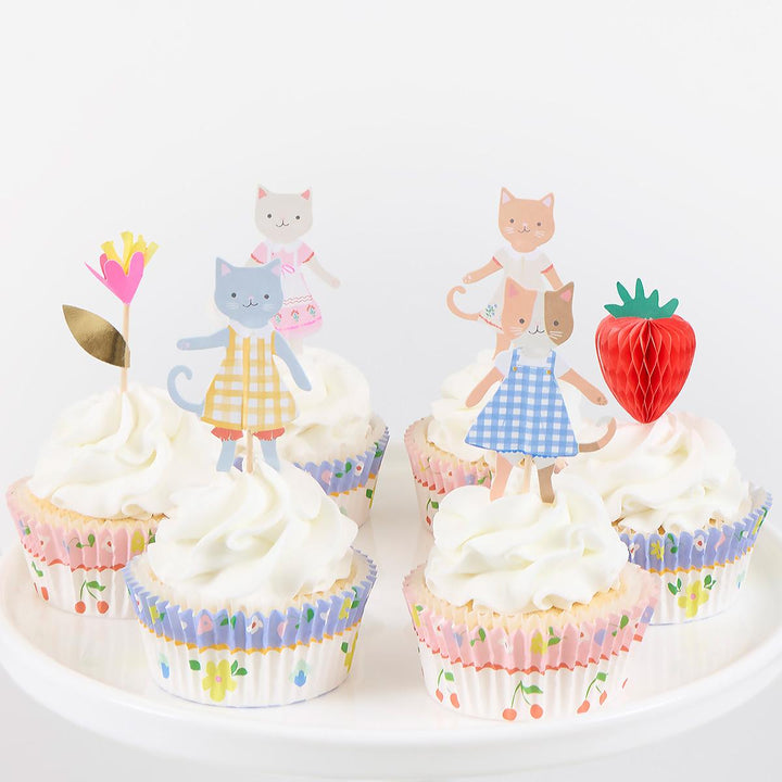 Kitten Club Cupcake Kit x 24 | Cake Decorating UK Cake Decorating Supplies Kitten Club Cupcake Kit x 24 toppers