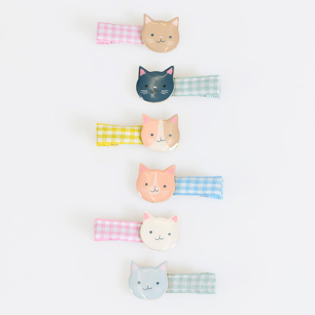 Kitten Club Hair Clips x 6 | Party Accessories UK Party Accessories Kitten Club Hair Clips x 6
