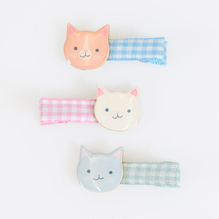 Kitten Club Hair Clips x 6 | Party Accessories UK Party Accessories Kitten Club Hair Clips x 6
