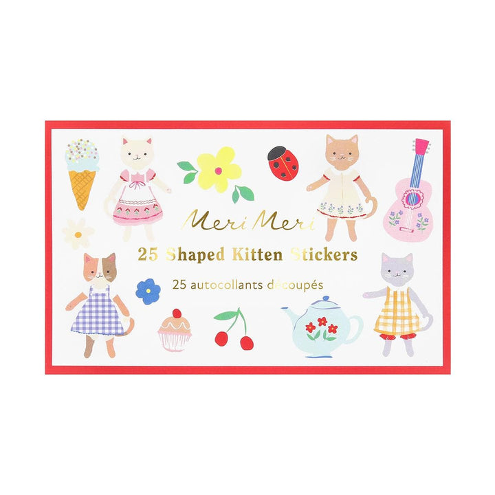 Kitten Club Shaped Stickers x 25 | Party Bag Fillers UK Party Accessories Kitten Club Shaped Stickers x 25