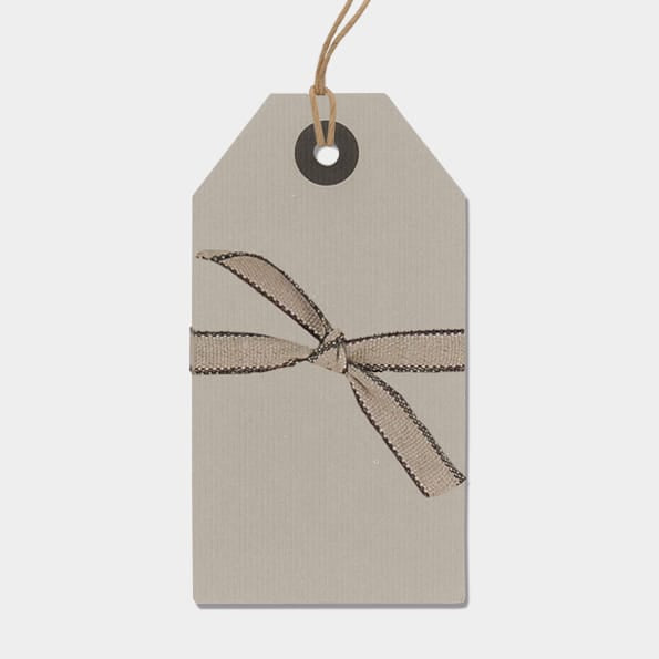 Large Grey Gift Labels, Pack of 6 | East of India Gift Tags East of India Large Gift Labels - Grey, Pack of 6