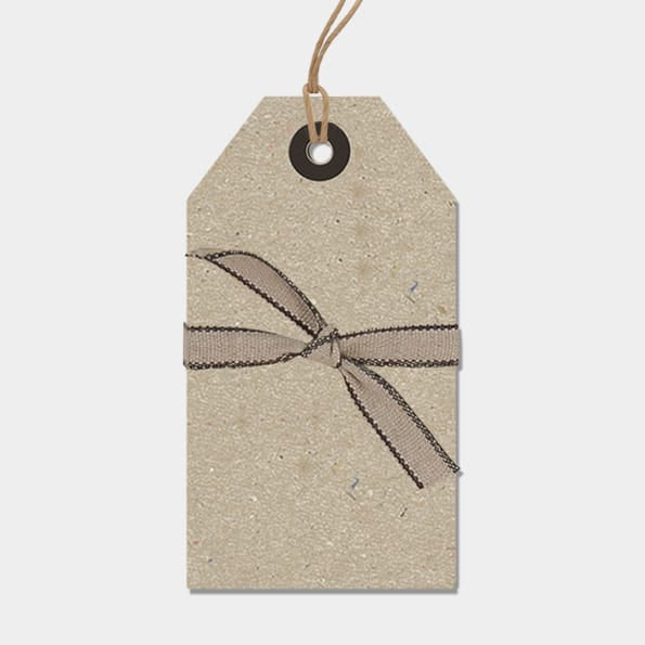 Large Kraft Gift Labels, Pack of 6 | East of India Gift Tags East of India Large Gift Labels - Kraft, Pack of 6
