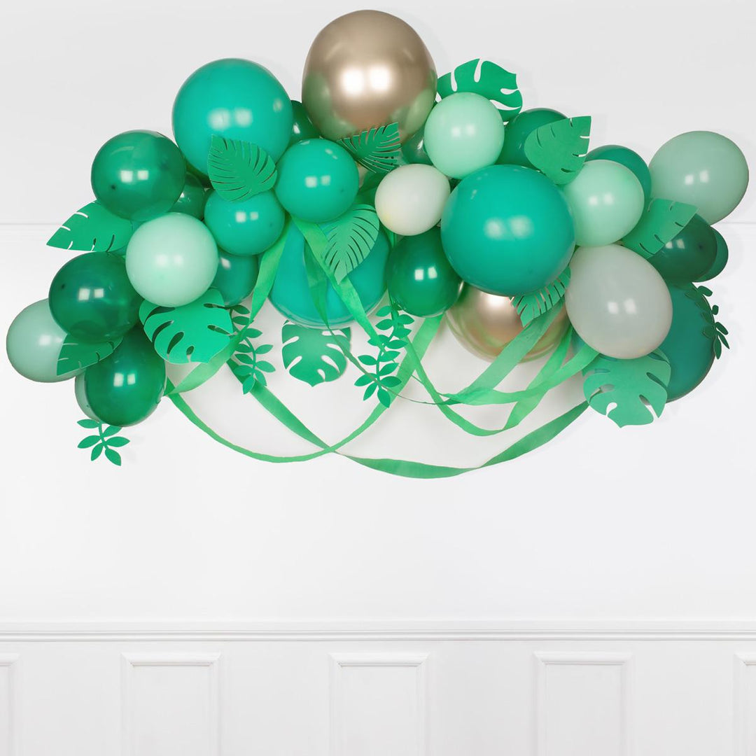 Leafy Green Balloon Arch Kit | Meri Meri Jungle Party Balloons Leafy Green Balloon Arch Kit x 44 Balloons