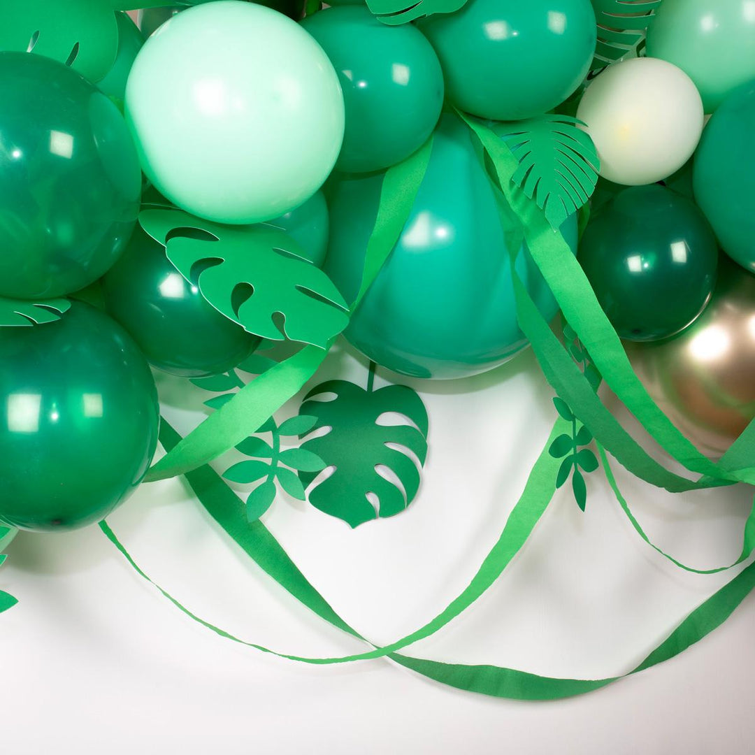 Leafy Green Balloon Arch Kit | Meri Meri Jungle Party Balloons Leafy Green Balloon Arch Kit x 44 Balloons