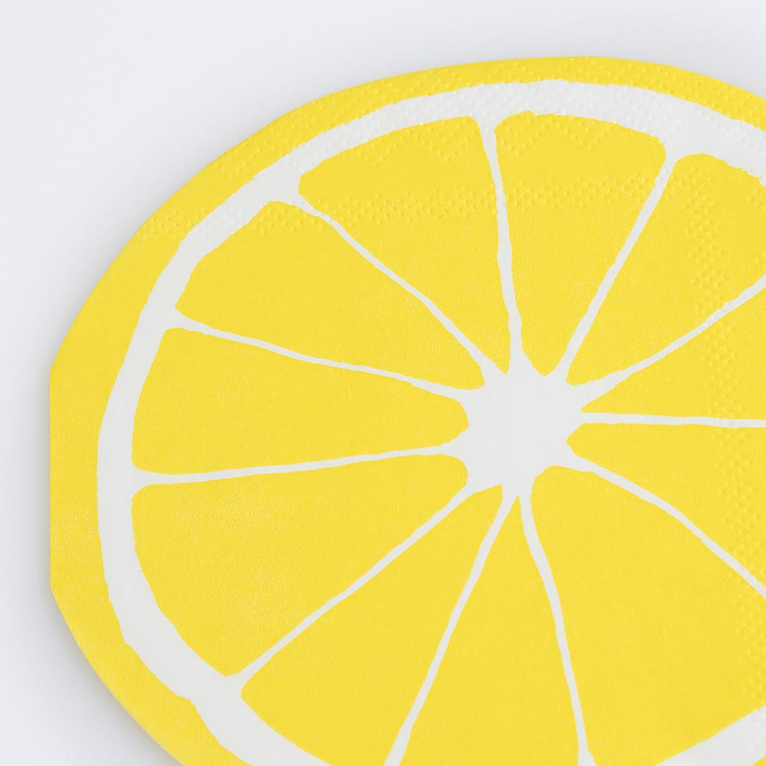 Lemon Party Napkins x 16 | Meri Meri party napkins Lemon Party Napkins x 16