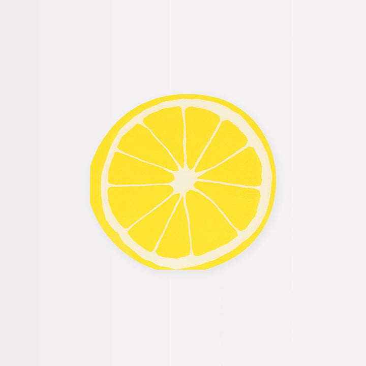 Lemon Party Napkins x 16 | Meri Meri party napkins Lemon Party Napkins x 16