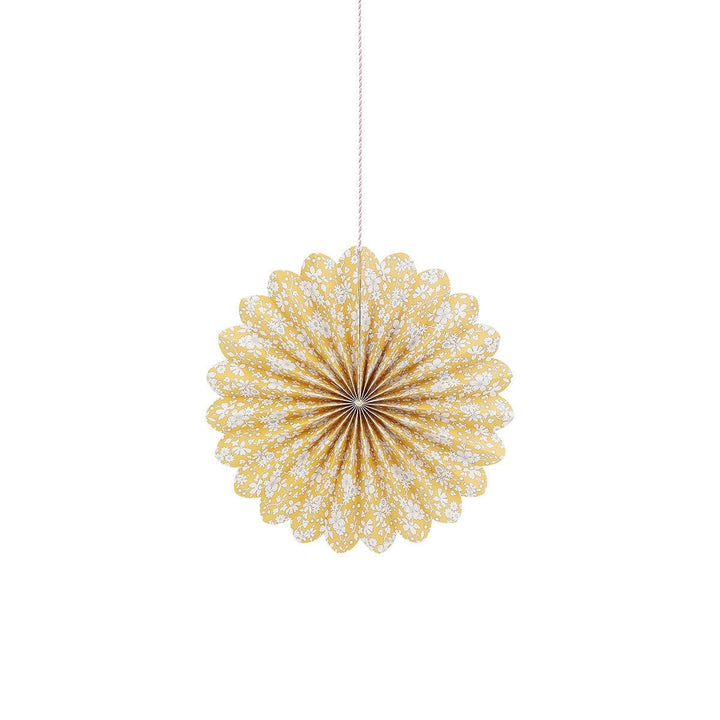 Liberty Print Paper Pinwheel Decorations x 6 Hanging Decoration Liberty Print Paper Pinwheel Decorations x 6