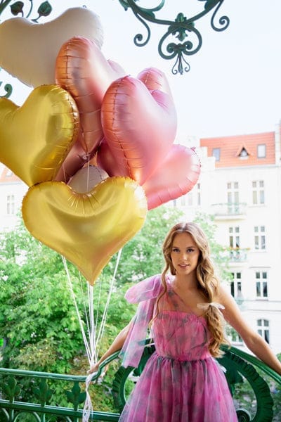 Balloons Light Pink Heart Foil Balloon