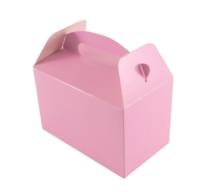 party box Light Pink Party Boxes x 6