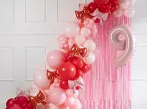 Light Pink Party Curtain - 2.5m/8ft -  Pink Party Decorations Hanging Decoration Light Pink Party Curtain - 2.5m/8ft