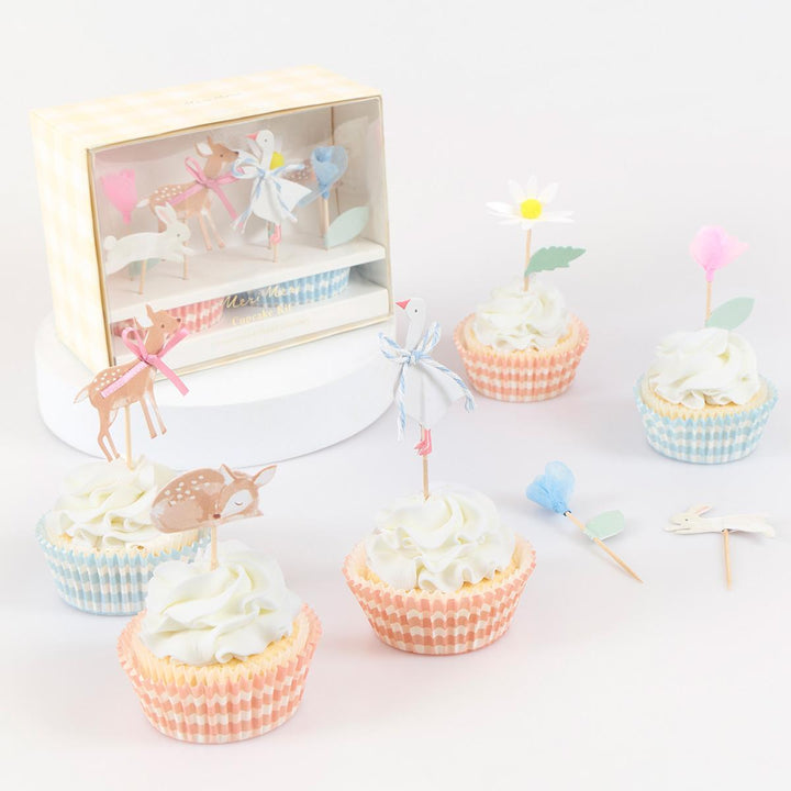 Little Animals Cupcake Kit x 24 | Cake Decorating UK Cake Decorating Supplies Little Animals Cupcake Kit x 24 toppers