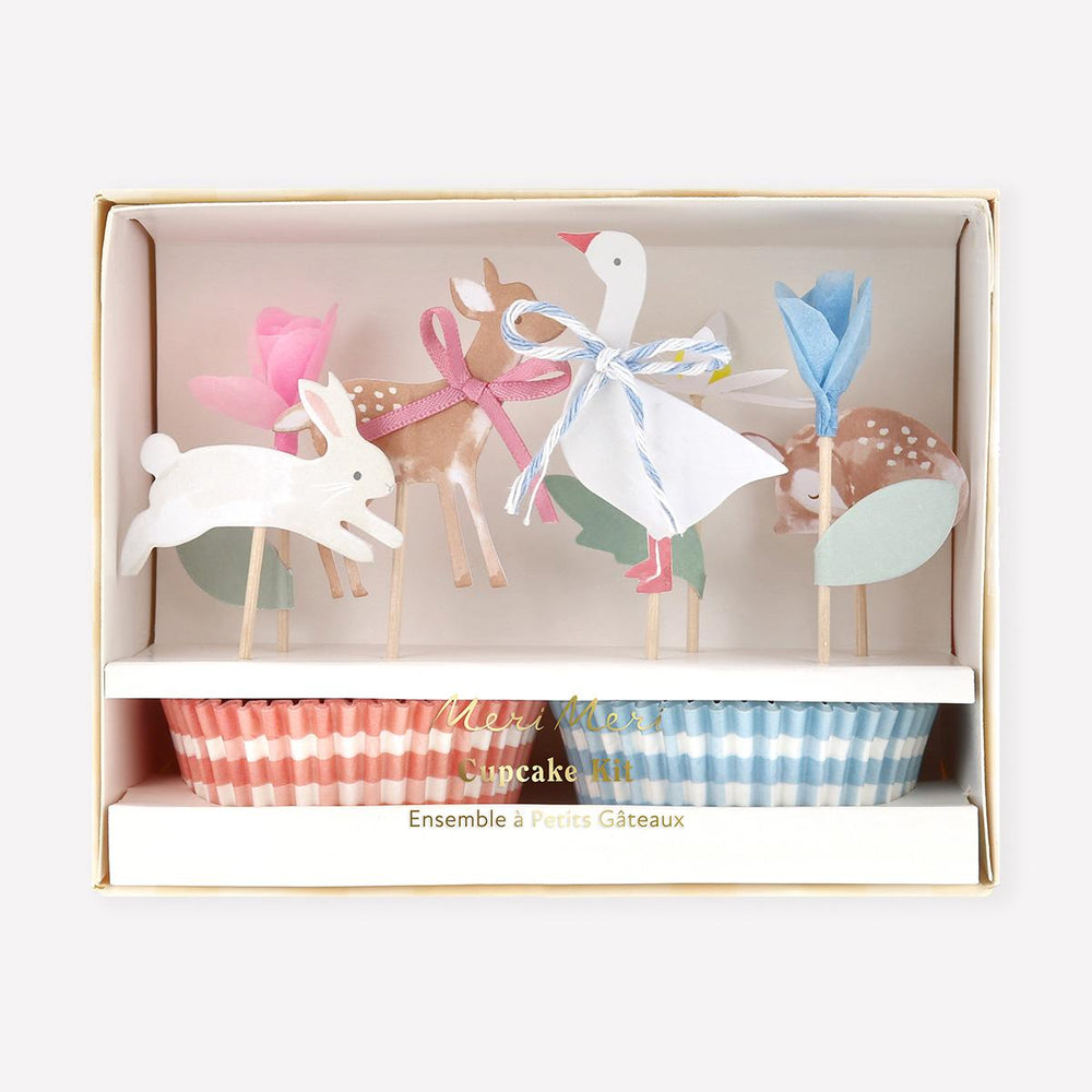 Little Animals Cupcake Kit x 24 | Cake Decorating UK Cake Decorating Supplies Little Animals Cupcake Kit x 24 toppers
