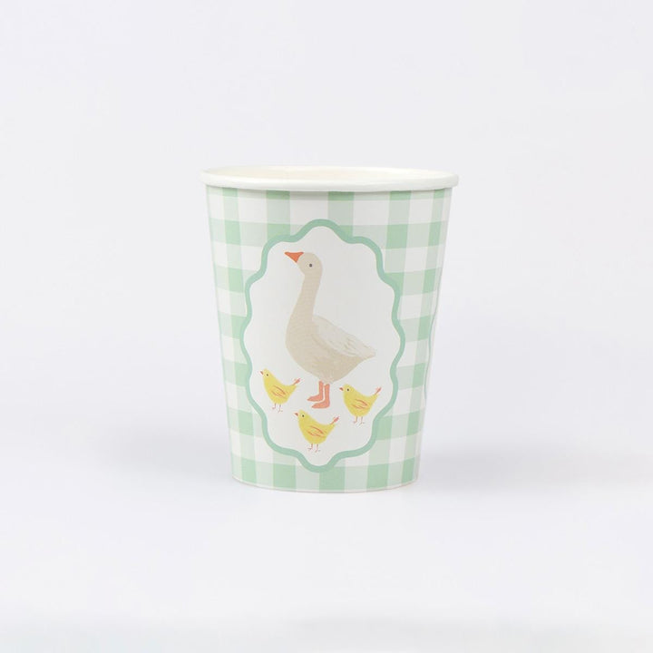 Little Animals Cups x 8 | Party Tableware UK Tableware Little Animals Cups x 8