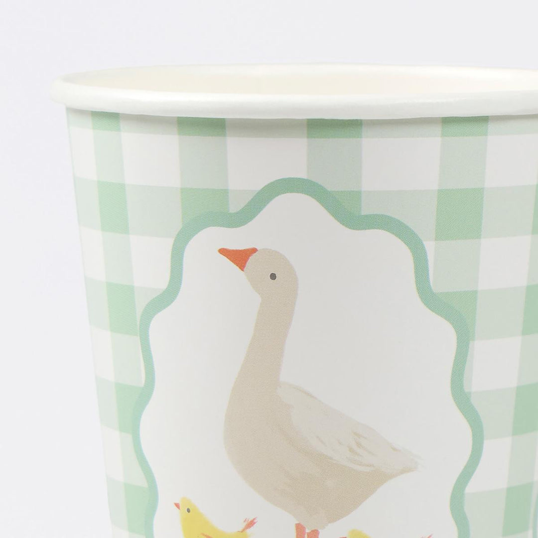 Little Animals Cups x 8 | Party Tableware UK Tableware Little Animals Cups x 8