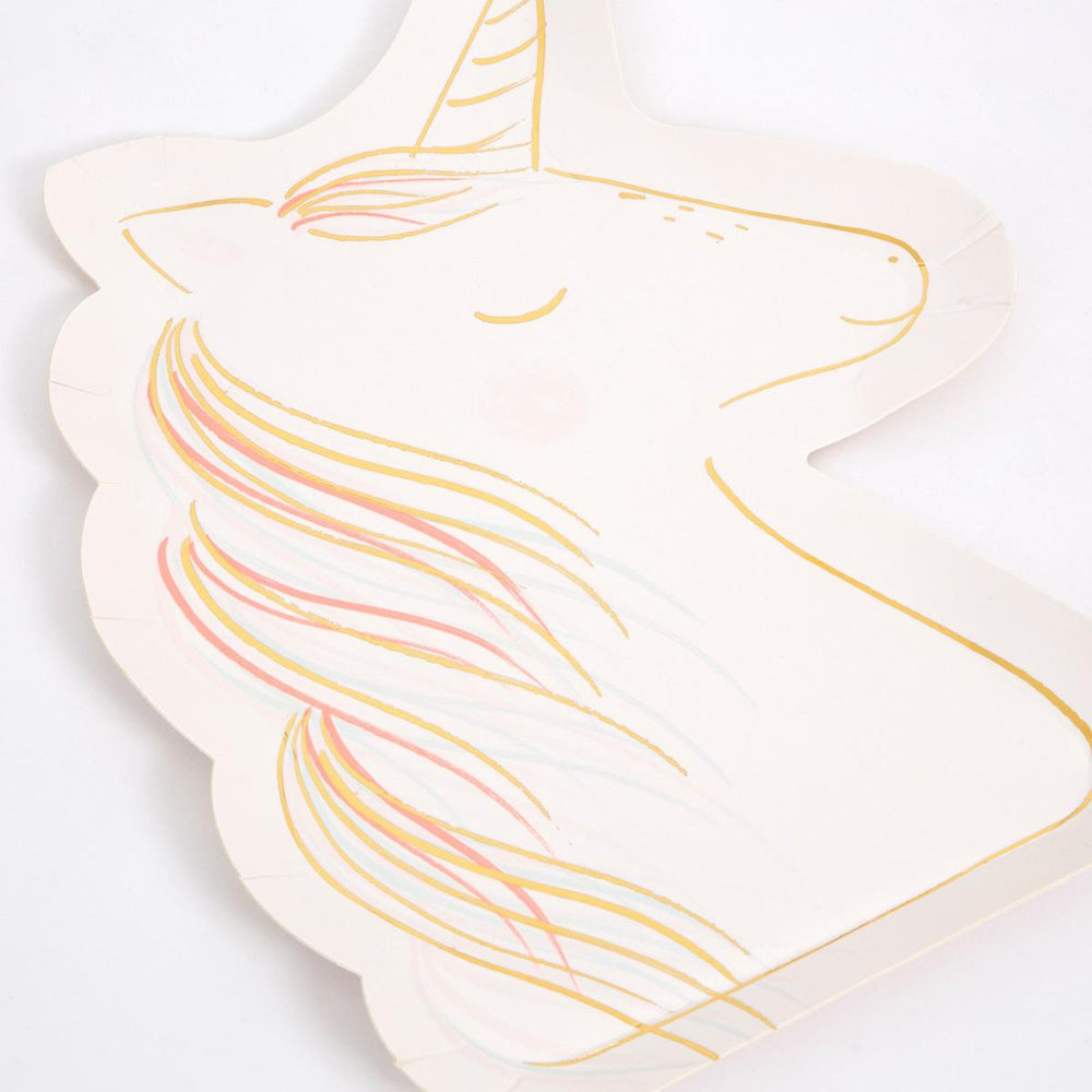 Magical Unicorn Party Plates x 8 party plates Magical Unicorn Party Plates x 8