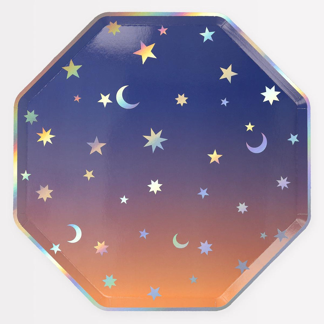 Making Magic Star Dinner Plates x8 | Meri Meri | Little Big Party Plates Making Magic Star Dinner Plates x8