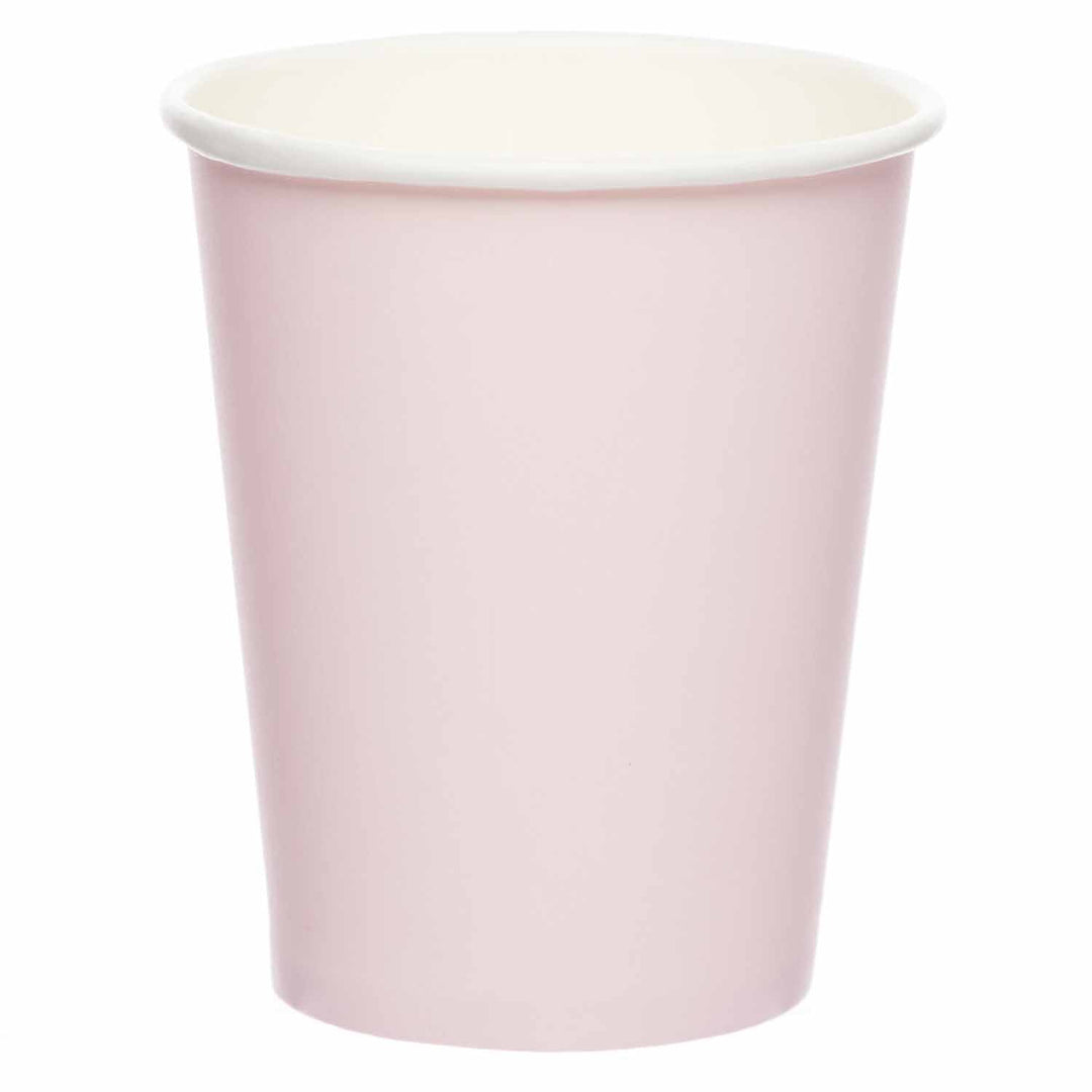 Paper Cup Marshmallow Pastel Pink Party Cups (pack of 8)
