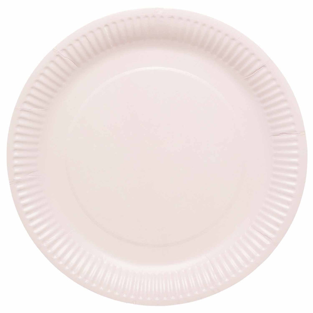 Disposable Plates Marshmallow Pastel Pink Party Plates x 8