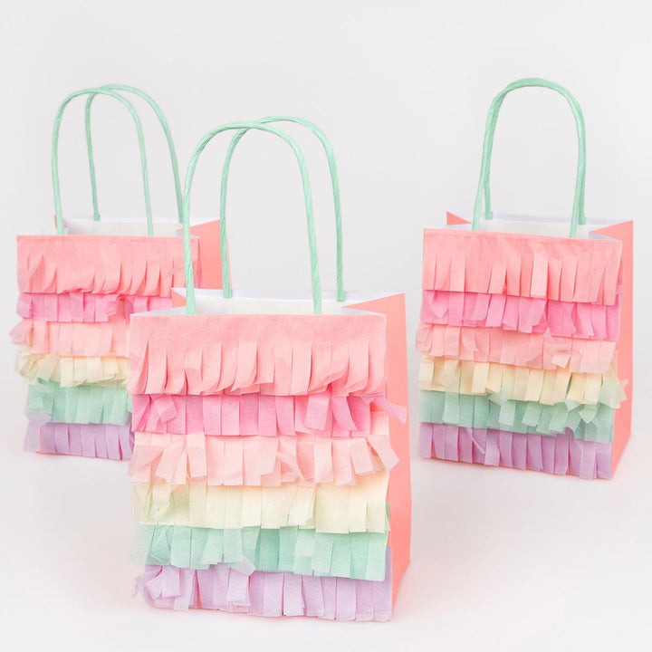 Meadow Unicorns Fringe Party Bags x 8 | Meri Meri | Little Big Party Party Bags Meadow Unicorns Fringe Party Bags x 8
