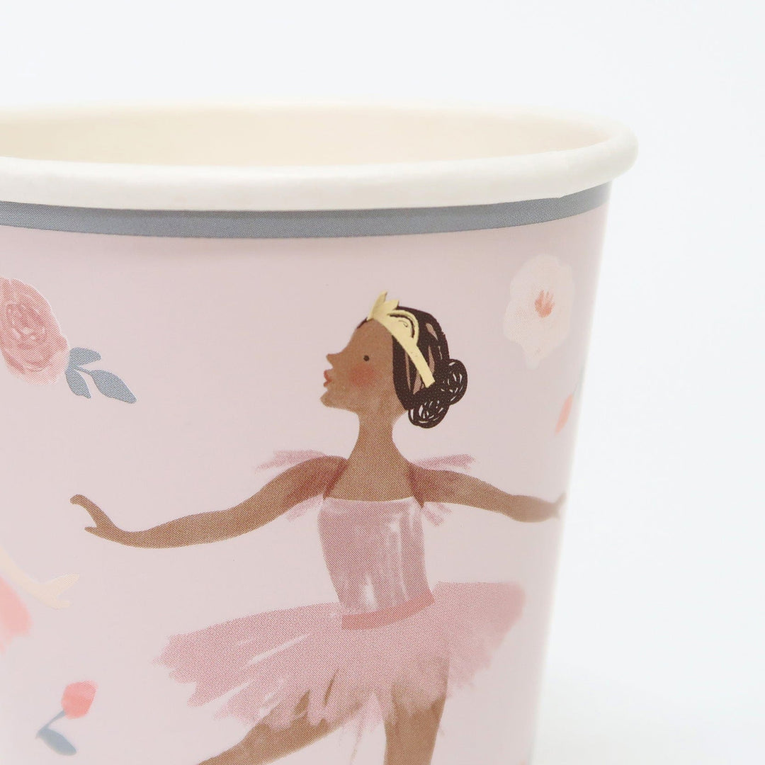 Meri Meri Party - Ballerina Party Cups x 8 party cups Ballerina Party Cups x 8