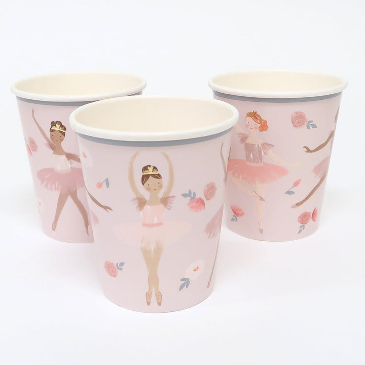 Meri Meri Party - Ballerina Party Cups x 8 party cups Ballerina Party Cups x 8