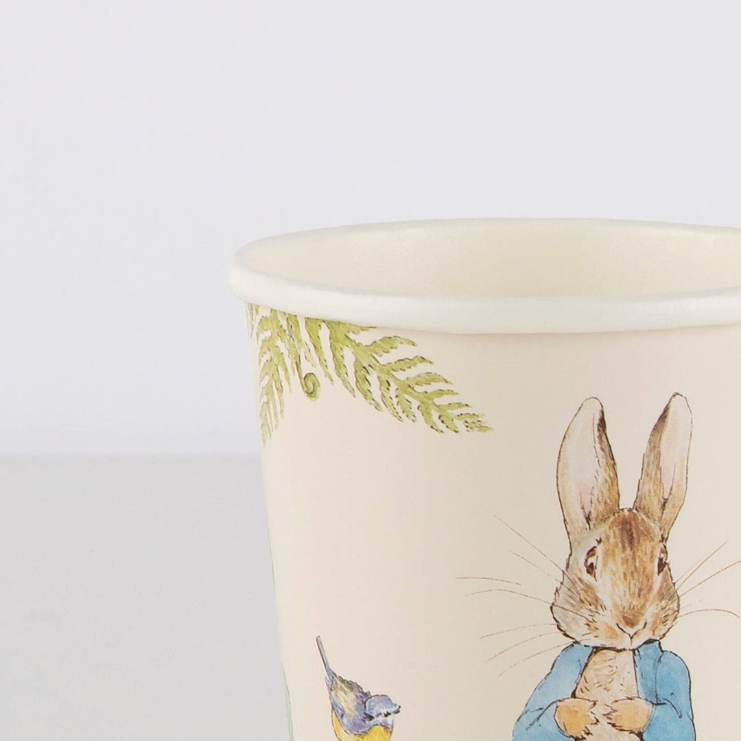 Meri Meri Party - Peter Rabbit™ In The Garden Party Cups x 8 party cups Peter Rabbit™ In The Garden Party Cups x 8