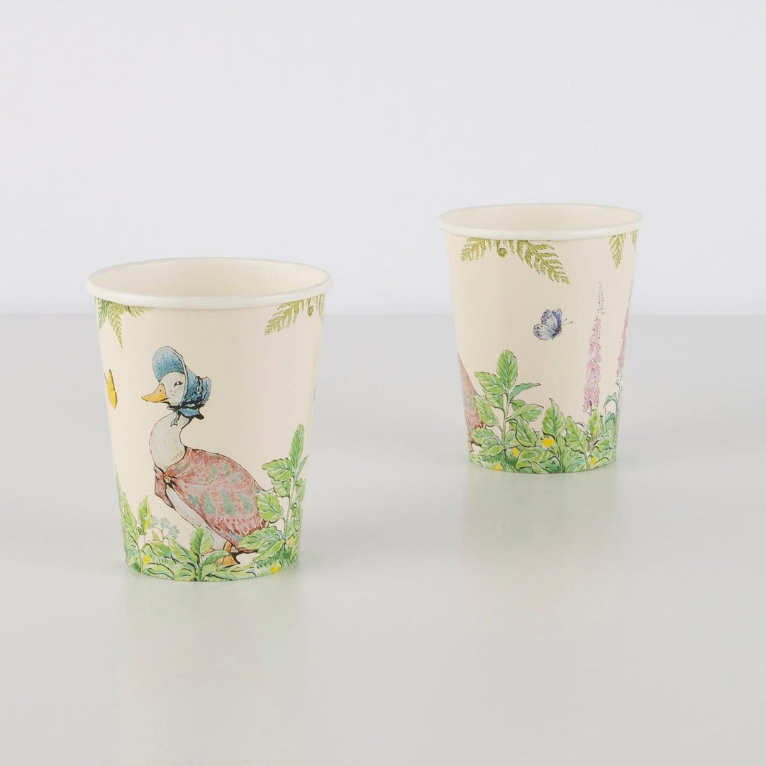 Meri Meri Party - Peter Rabbit™ In The Garden Party Cups x 8 party cups Peter Rabbit™ In The Garden Party Cups x 8