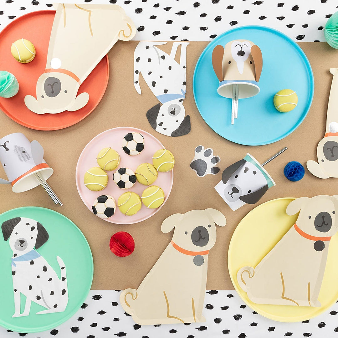 Meri Meri Party - Puppy Party Cups x 8 Paper Cup Puppy Party Cups x 8