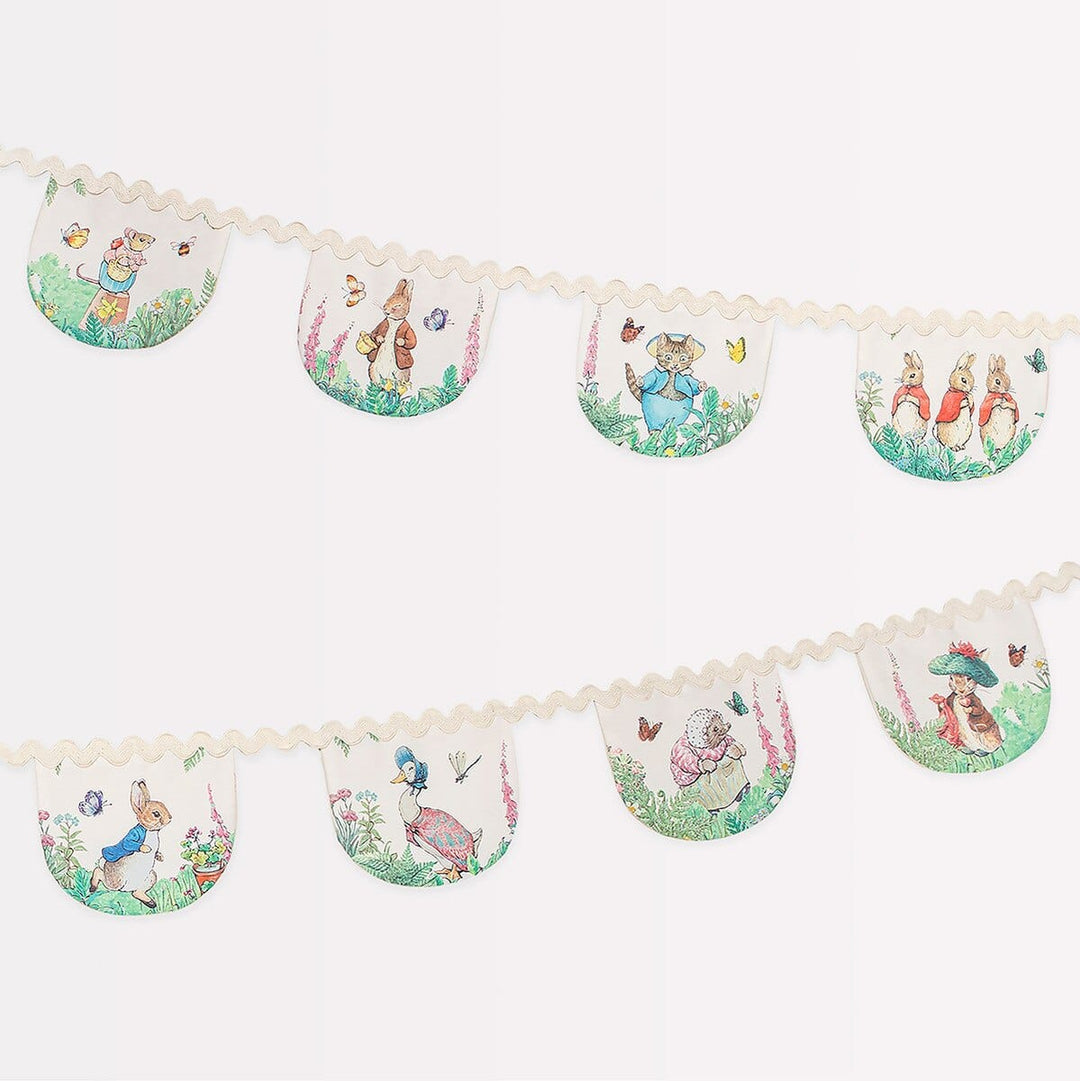 Meri Meri - Peter Rabbit™ Fabric Garland Bunting Peter Rabbit™ Fabric Garland